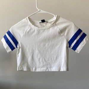 White Cropped Tshirt